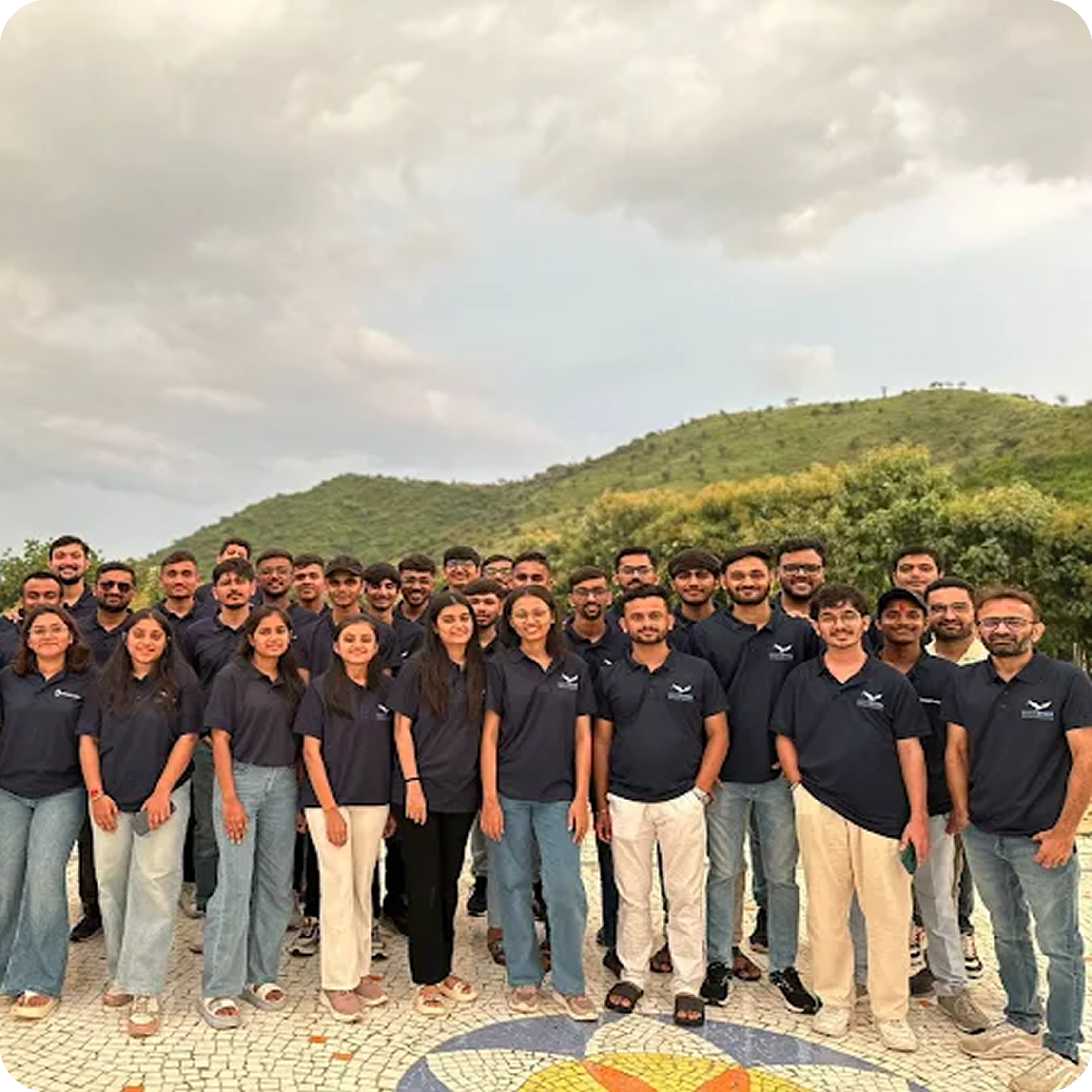 Whitestroke team standing together outdoors