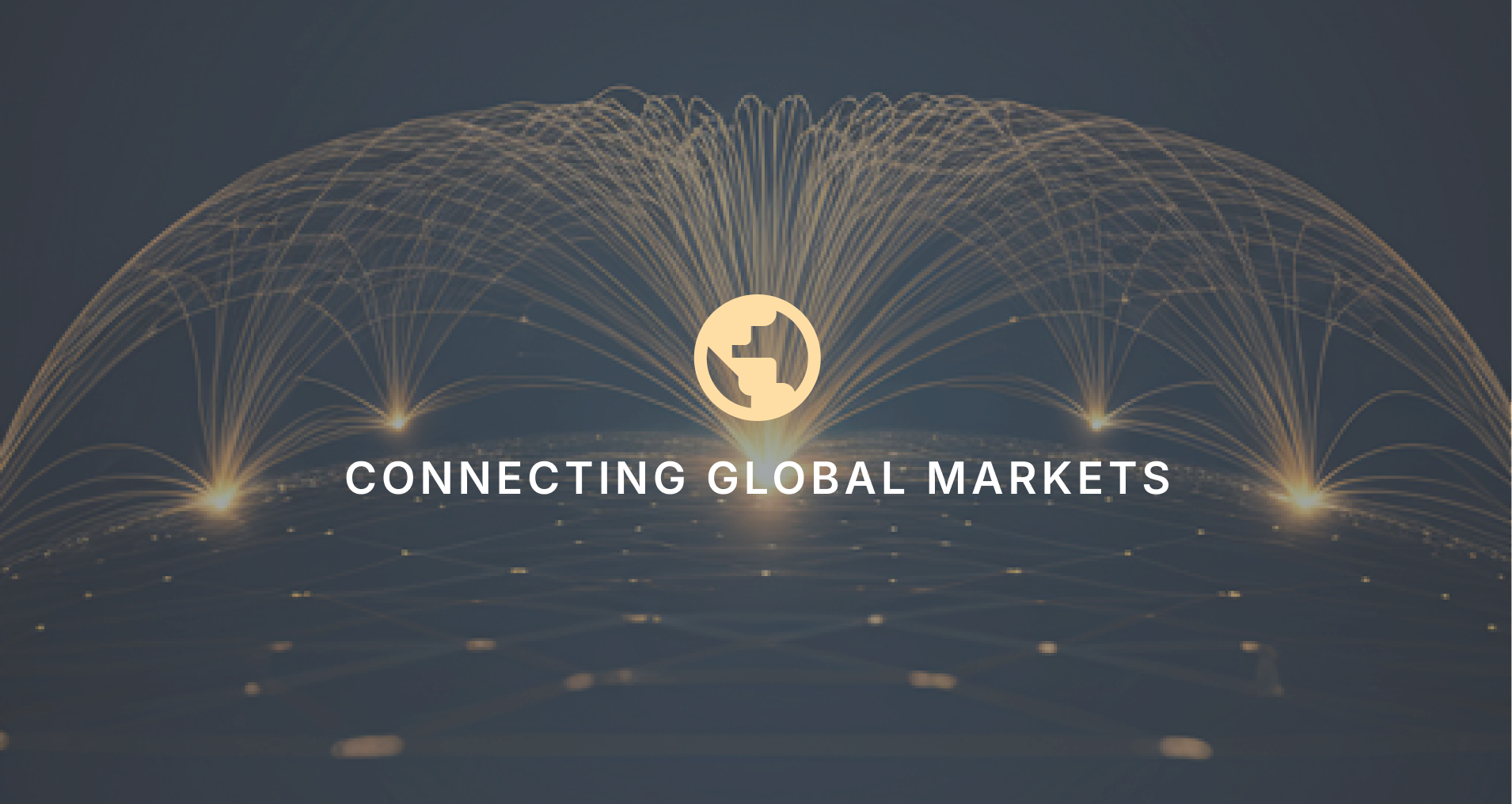Connecting global markets network visualization